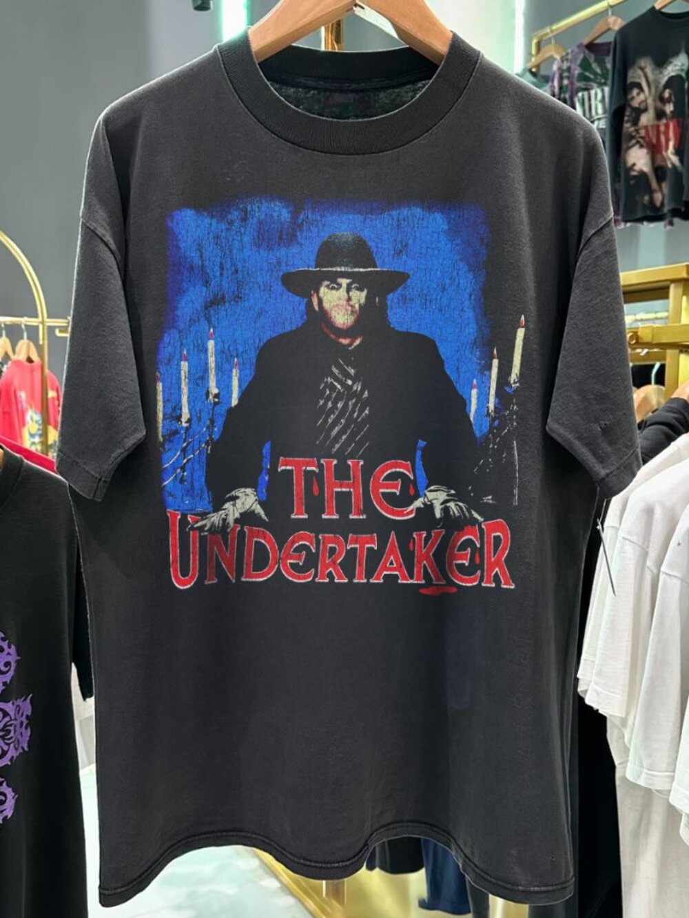 The Undertaker Vintage Rare Black T-Shirt